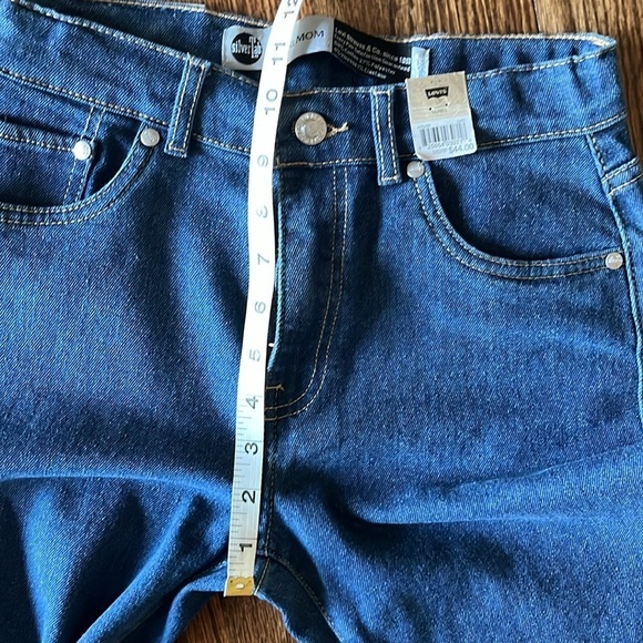 🆕 Girls Levis Silver Tab Mini Mom Jeans Adjustable Waist High Rise  14R - Picture 11 of 12